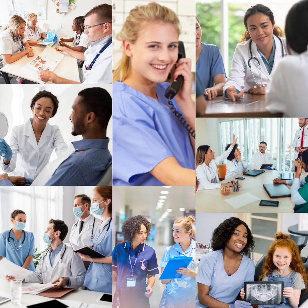 Mosaïque de situations de communication entre patients, familles et équipes de santé