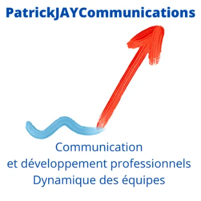 Logo PatrickJAYCommunications : communication et développement professionnels, dynamique des équipes